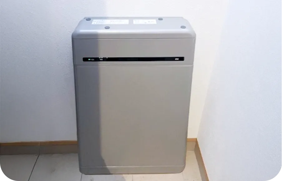 蓄電器の写真